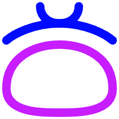 Wallet Purse Icon from Flex Neon Set