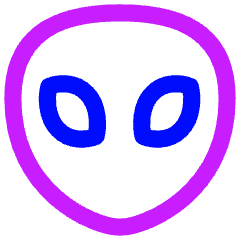 Alien Icon from Flex Neon Set