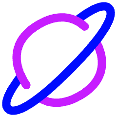 Planet Icon from Flex Neon Set