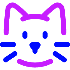 Cat 1 Icon from Flex Neon Set