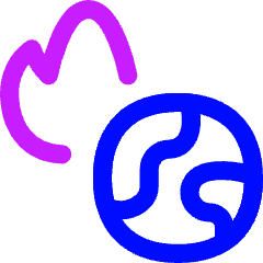 Global Warming 1 Icon from Flex Neon Set