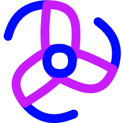 Wind Energy Icon from Flex Neon Set