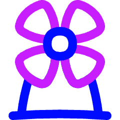 Windmill Icon from Flex Neon Set