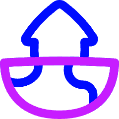 World Home Icon from Flex Neon Set
