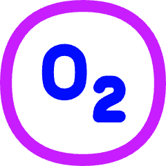 Oxygen Icon from Flex Neon Set