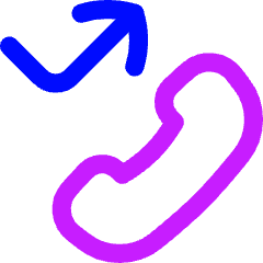 Missed Call Icon from Flex Neon Set