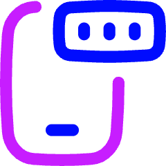 Phone Password Icon from Flex Neon Set