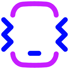 Phone Vibrate Icon from Flex Neon Set