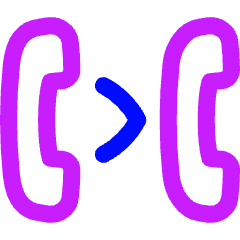 Transfer Forwarding Call Icon from Flex Neon Set