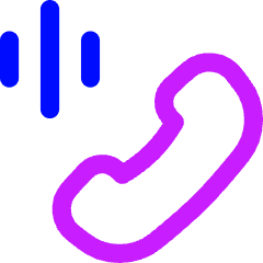 Voice Mail Phone Icon from Flex Neon Set