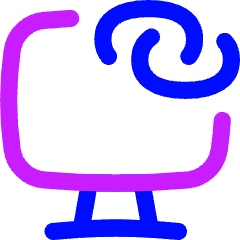 Desktop Personal Hotspot Icon from Flex Neon Set