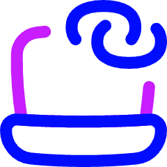 Laptop Personal Hotspot Icon from Flex Neon Set