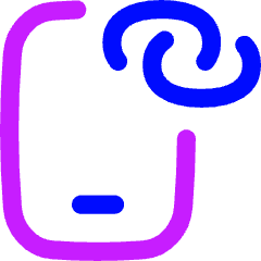 Phone Personal Hotspot Icon from Flex Neon Set