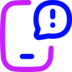 Notification Message Alert Icon from Flex Neon Set