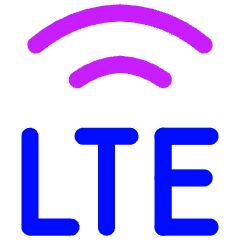 Cellular Network Lte Icon from Flex Neon Set