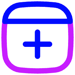 Browser Add Icon from Flex Neon Set