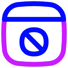Browser Block Icon from Flex Neon Set