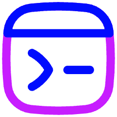 Browser Code 1 Icon from Flex Neon Set