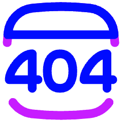 Browser Error 404 Icon from Flex Neon Set