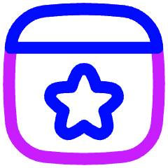 Browser Favorite Star Icon from Flex Neon Set