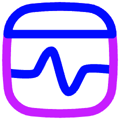 Browser Graph Icon from Flex Neon Set