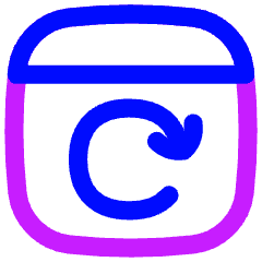 Browser Refresh Icon from Flex Neon Set