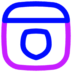 Browser Shield Icon from Flex Neon Set