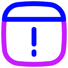 Browser Warning Icon from Flex Neon Set