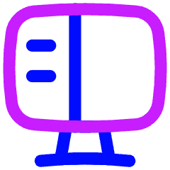 Code Monitor 2 Icon from Flex Neon Set