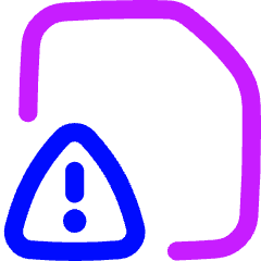 Threat Document Icon from Flex Neon Set