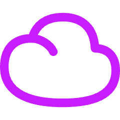 Cloud Icon from Flex Neon Set