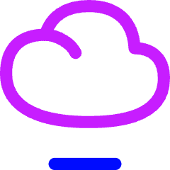 Cloud Remove Icon from Flex Neon Set