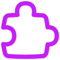 Module Puzzle 2 Icon from Flex Neon Set