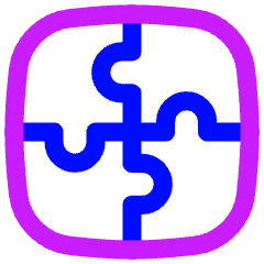 Module Puzzle 3 Icon from Flex Neon Set