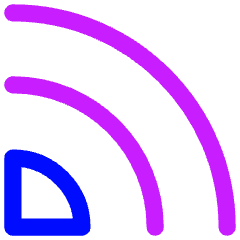 Rss Symbol Icon from Flex Neon Set