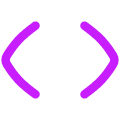 Angle Brackets Icon from Flex Neon Set