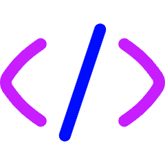 Code Bracket Icon from Flex Neon Set