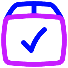 Shipment Check Icon from Flex Neon Set