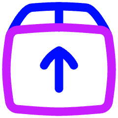 Shipment Upload Icon from Flex Neon Set