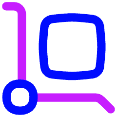Transfer Cart Icon from Flex Neon Set