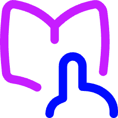 Book Reading Icon from Flex Neon Set