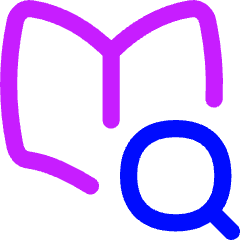 Definition Search Book Icon from Flex Neon Set