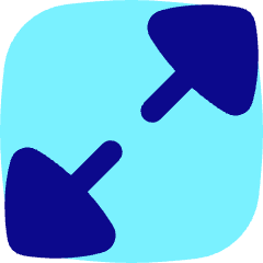 Triangle Arrow Expand Diagonal Large 1 Icon from Flex Pop Set
