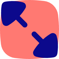 Triangle Arrow Expand Diagonal Large 2 Icon from Flex Pop Set