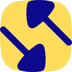 Triangle Arrow Transfer Diagonal Large 4 Icon from Flex Pop Set