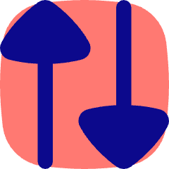 Triangle Arrow Transfer Vertical Large 2 Icon from Flex Pop Set