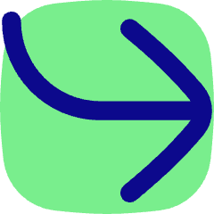 Line Arrow Bend Down Right Large Icon from Flex Pop Set