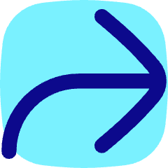 Line Arrow Bend Up Right Large Icon from Flex Pop Set