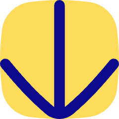 Line Arrow Down Large 1 Icon from Flex Pop Set