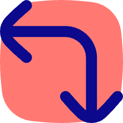 Line Arrow Top Right Corner Large Icon from Flex Pop Set